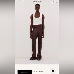 DISSH Chocolate Wide Leg Pants